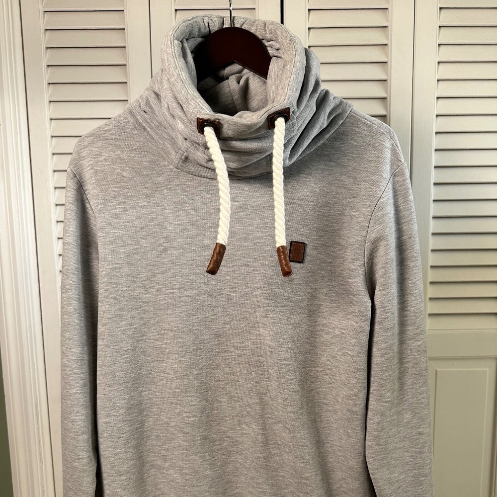 Naketano Hoodie [Light Grey, Large (L)]
